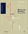 METALS AND MATERIALS INTERNATIONAL雜志封面